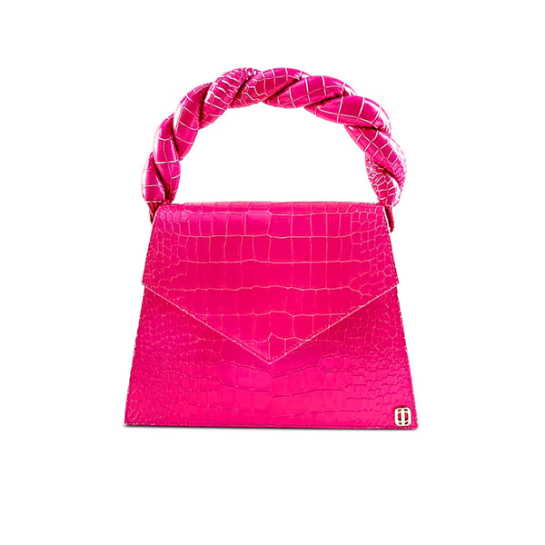 FUCHSIA CROC (white lining) ZAZA GRANDE