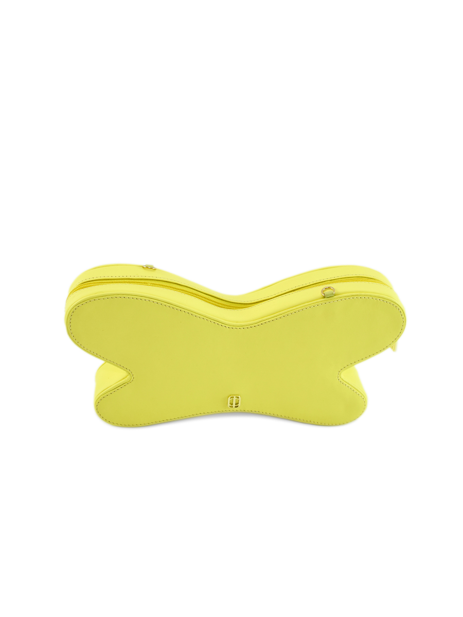 LIME GREEN BUTTERFLY BAG