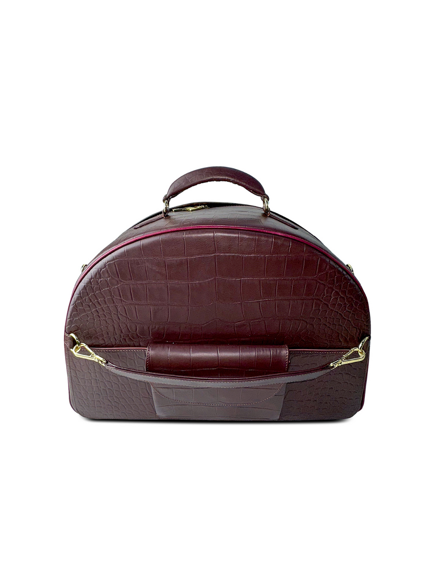 DARK BROWN SMALL TRAVEL BAG