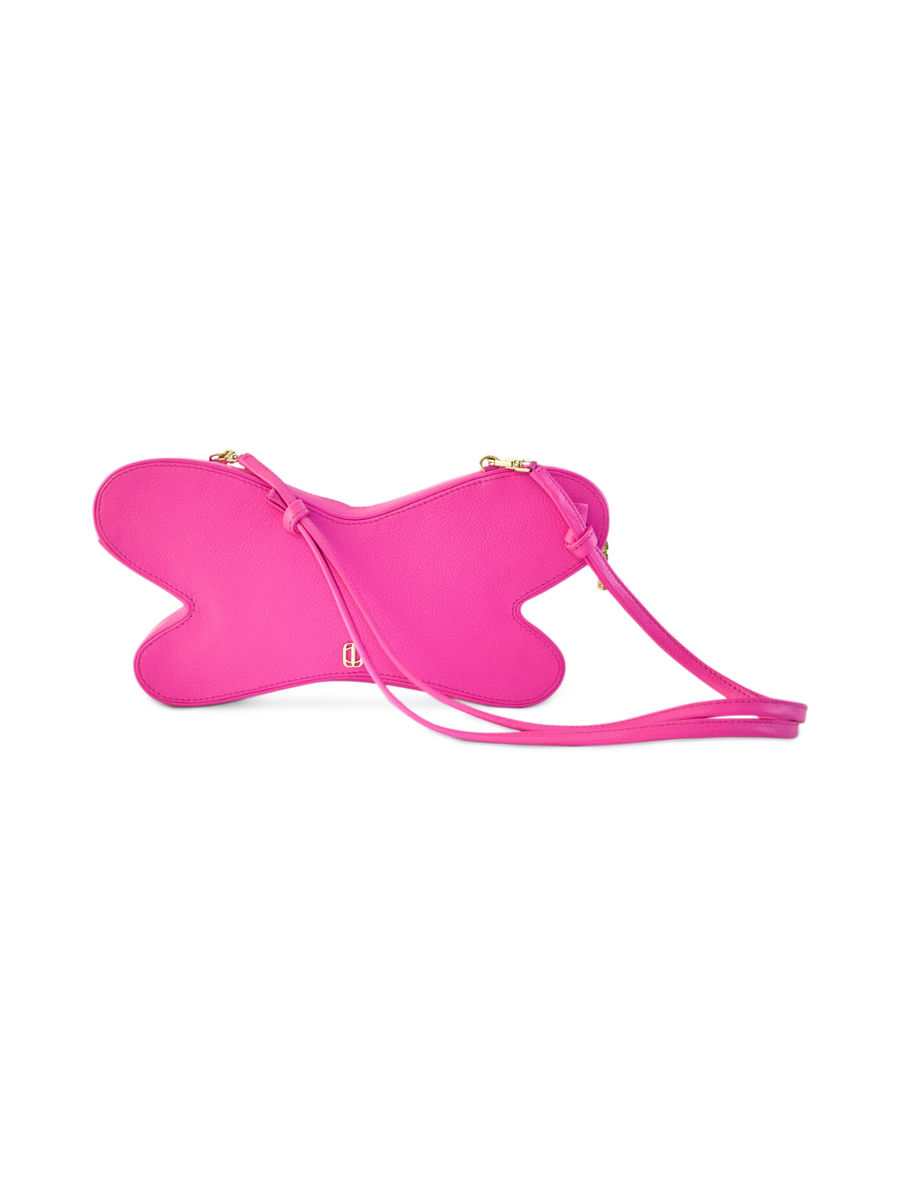 HOT PINK BUTTERFLY BAG
