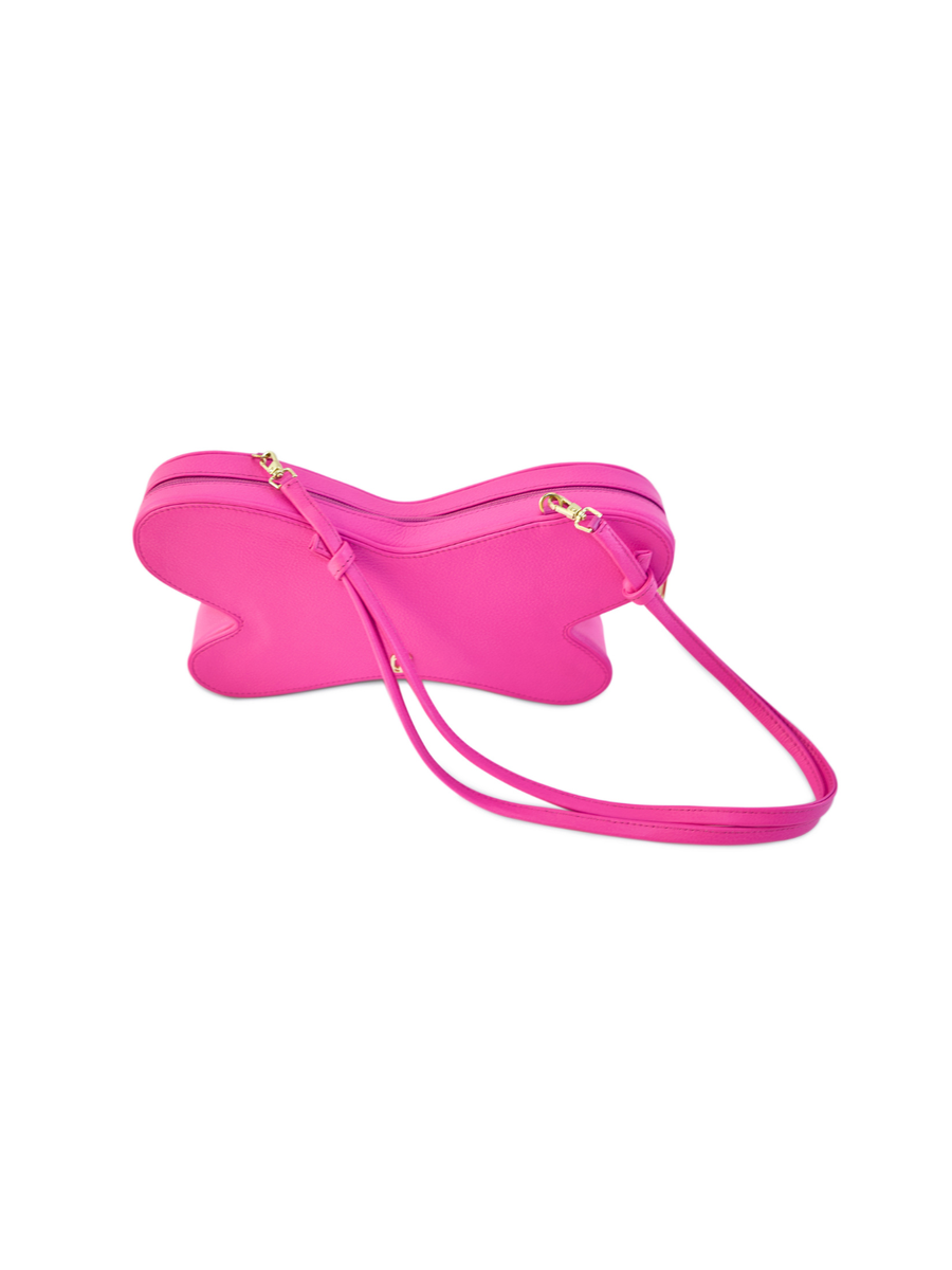 HOT PINK BUTTERFLY BAG