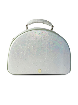 IRIDESCENT OSTRICH LARGE TRAVEL BAG (PRE-ORDER)