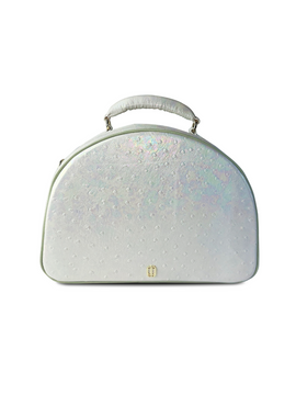 IRIDESCENT OSTRICH MEDIUM TRAVEL BAG [PRE-ORDER]