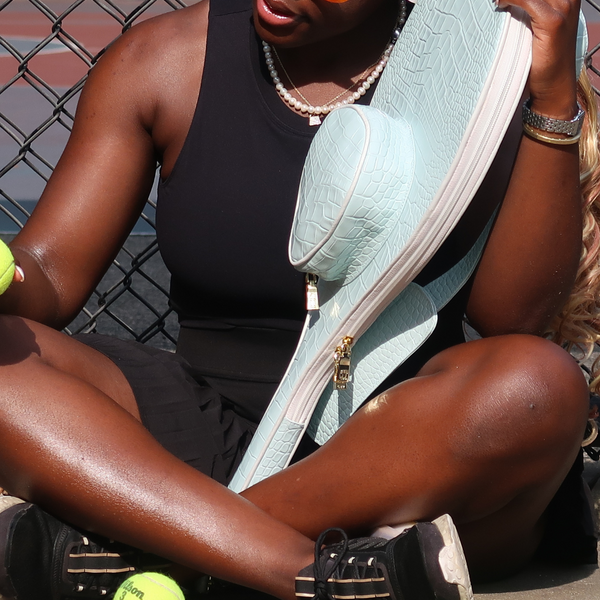 SKY BLUE TENNIS RACQUET BAG