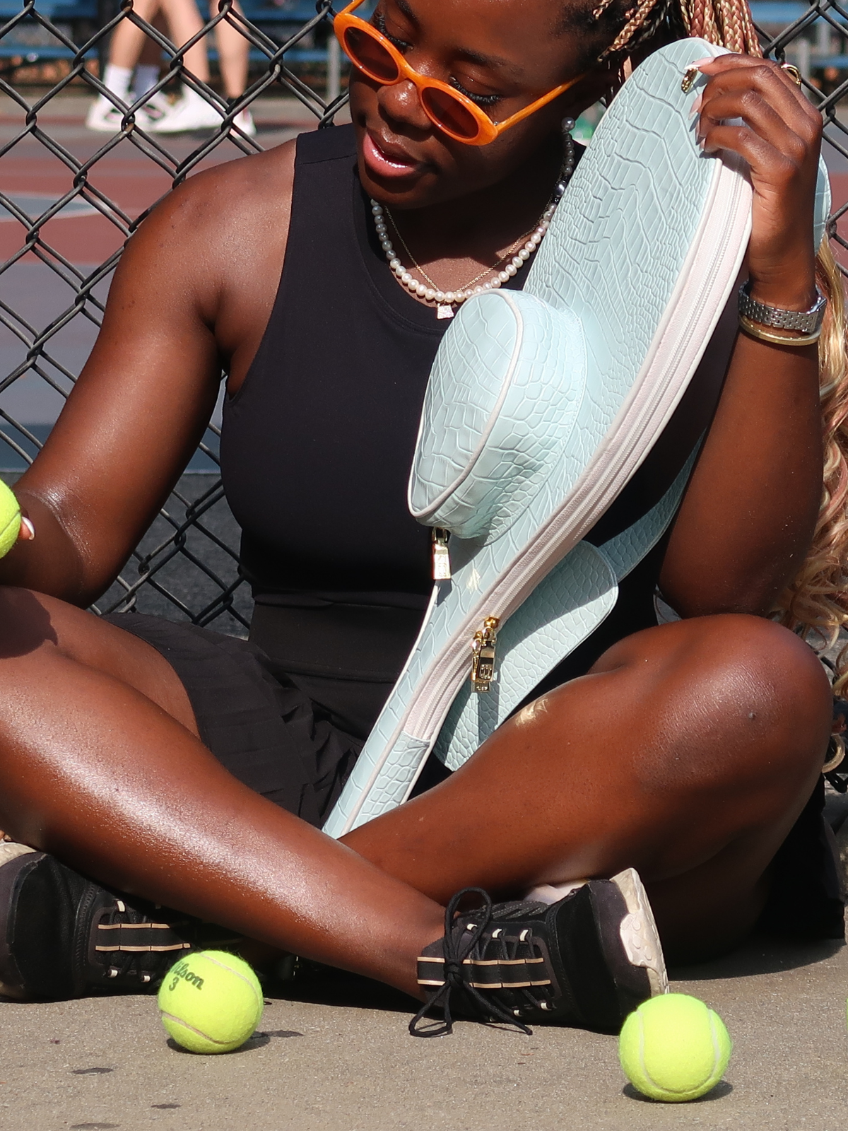 SKY BLUE TENNIS RACQUET BAG – Anima Iris