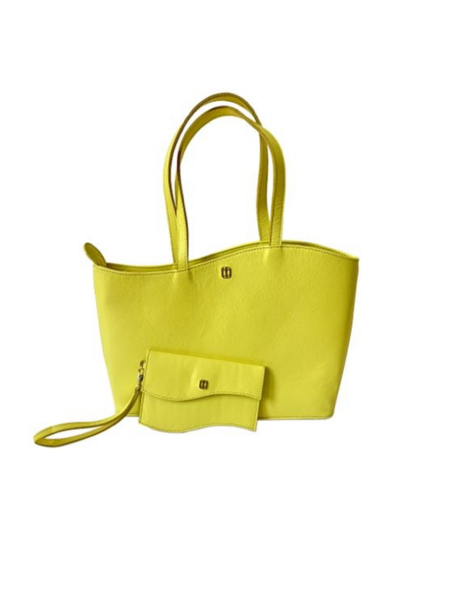 YELLOW SMALL LIMBE TOTE