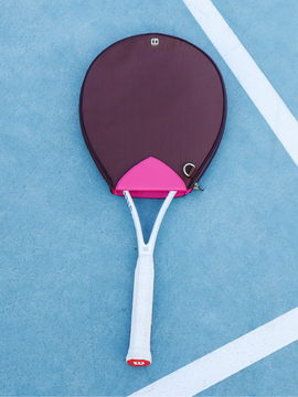 DARK BROWN TENNIS RACQUET SLEEVE