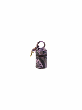 PURPLE SNAKE BABY BUCKET BAG