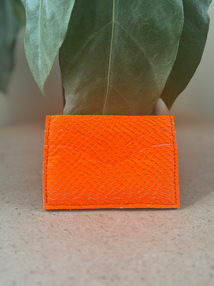 NEON ORANGE CARDHOLDER