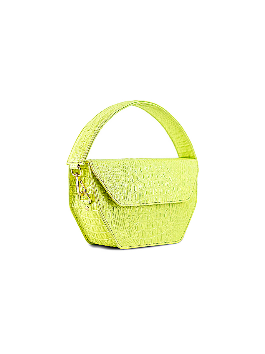 LIGHT GREEN CROC ZOE